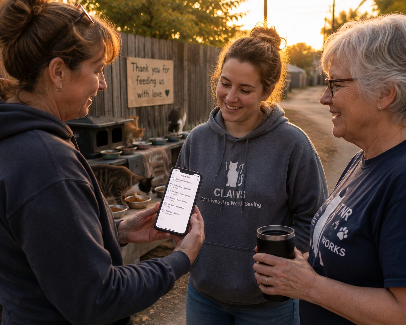 Volunteer Scheduling for Colony Care, Without the Group Chat Chaos